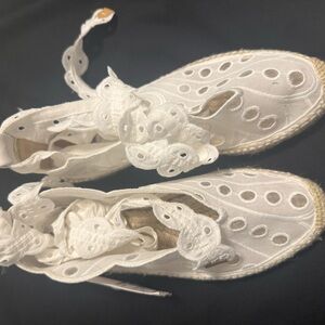 Charo Ruiz White Espadrilles Shoes